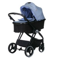 Коляска детская 2в1 BabyZz В102, голубая